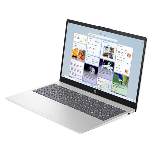 HP 15 Intel Core i3 256 4GB 12th Gen Finger print reader Factory Windows 11 Natural Silver